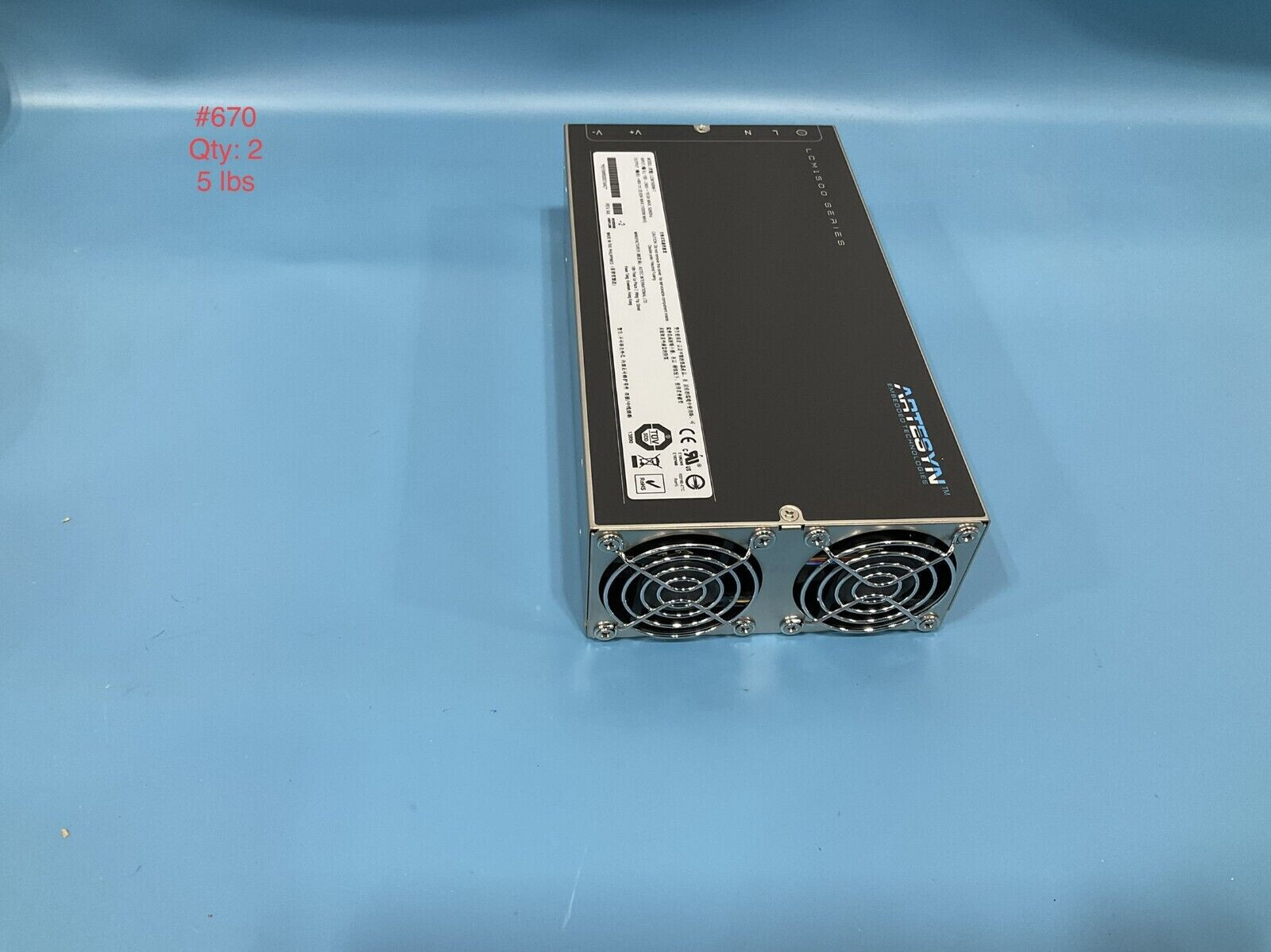 LCM1500W-T (INPUT 100V TO 240V 19.0A MAX 50/60Hz OUTPUT 48V 20.83A MAX 1000W MAX
