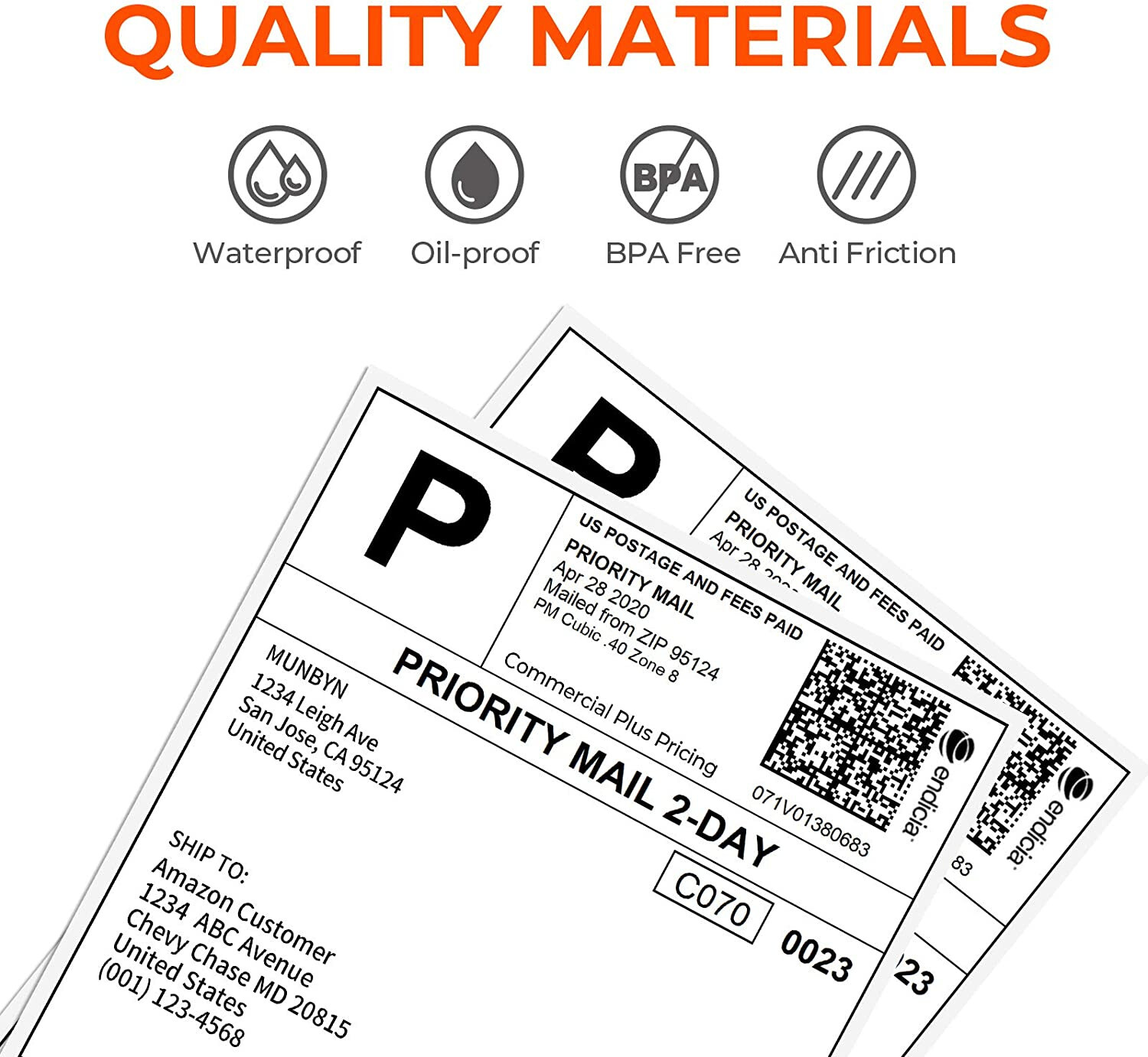 Fanfold 4×6 Direct Thermal Label.High Quality.UPS Certified,4″X6″ Label, 3000pcs