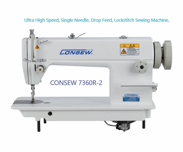 CONSEW 7360RB-2 Sewing Machine + Table + Servo Motor “FREE SHIPPING”