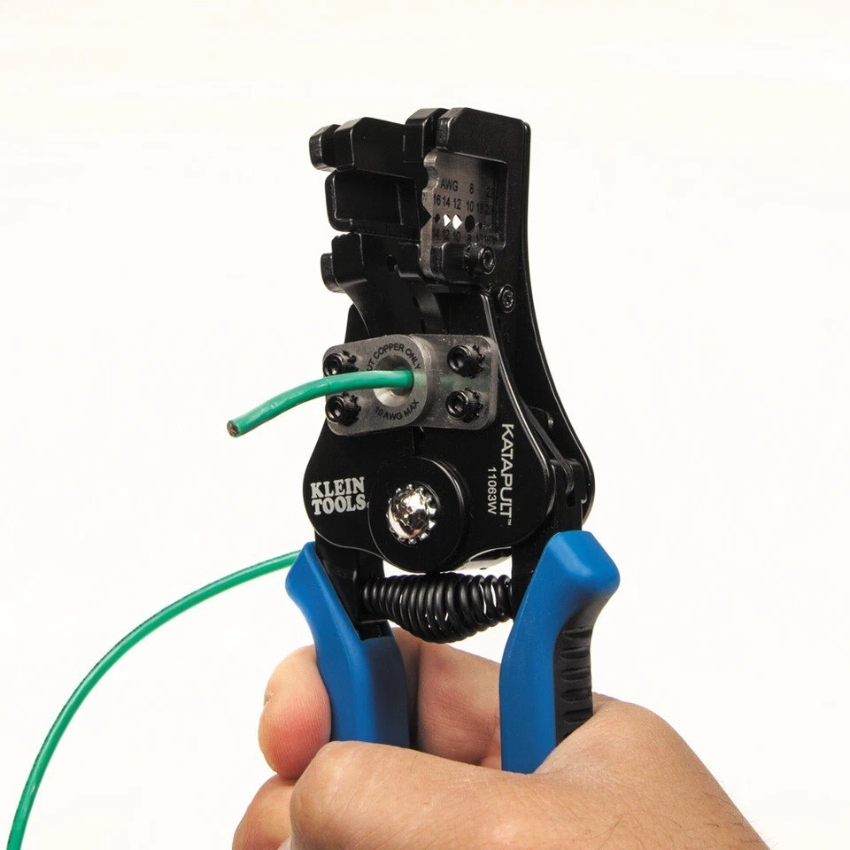 Klein Tools 11063W Wire Cutter and Stripper, for 8-20 AWG Solid and 10-22 AWG