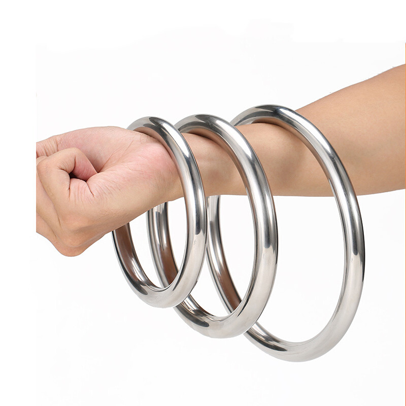 A2 Stainless Steel Round Ring O-Rings Heavy Duty Bright Seamless ID 15mm-150mm