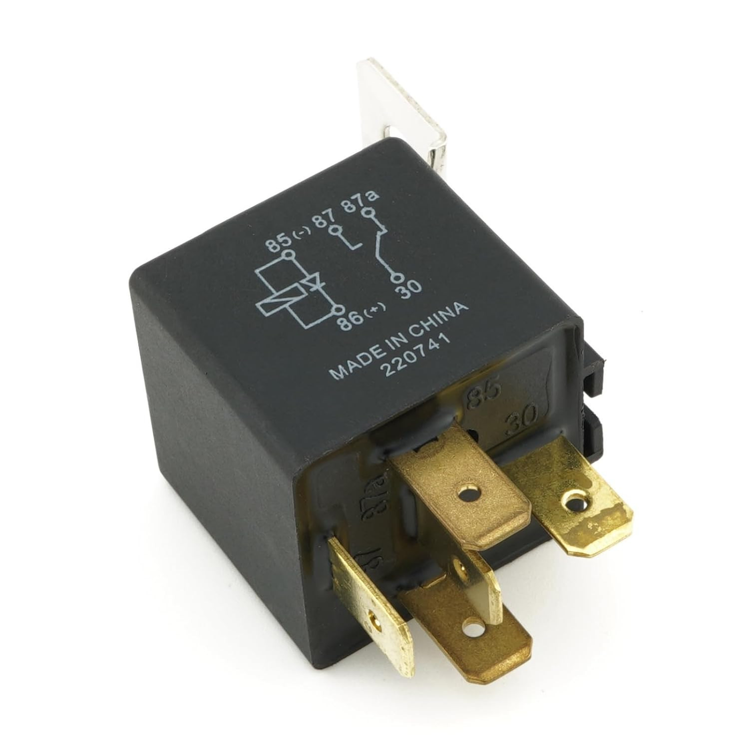 0-1432876-1 24VDC 1 Form C 5Pins Mini ISO Relay SPDT Quick Connect Automotive Po