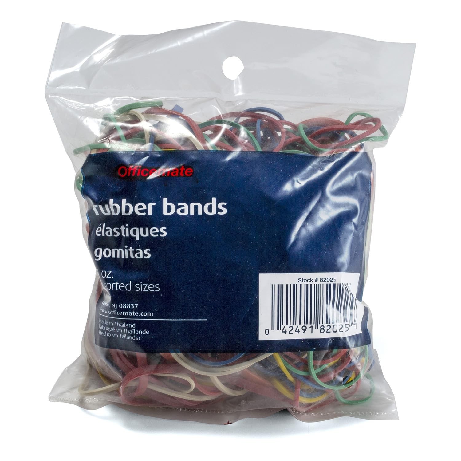 Assorted Size and Color Rubber Bands, 4 oz (82025), 0.05 x 5.75 x 1.75 inches…