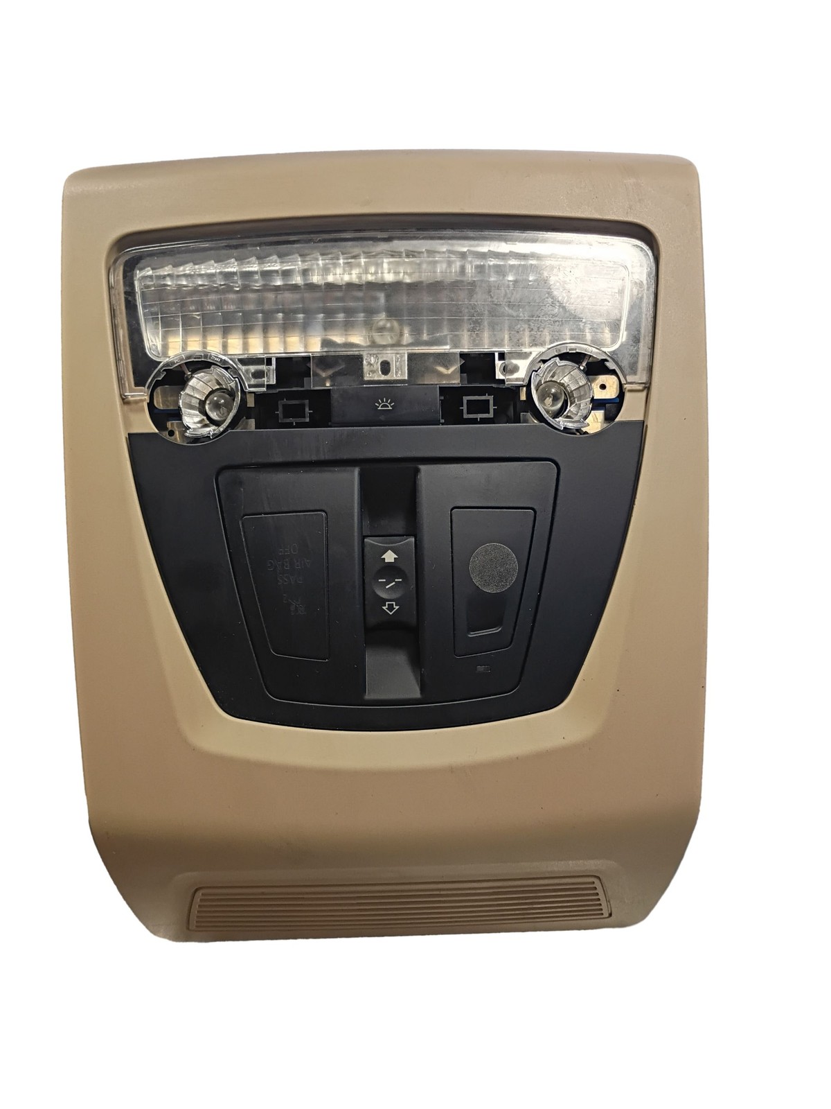 BMW F10 5 Series Front Overhead Dome Light Sunroof Switch Beige 2011-2016