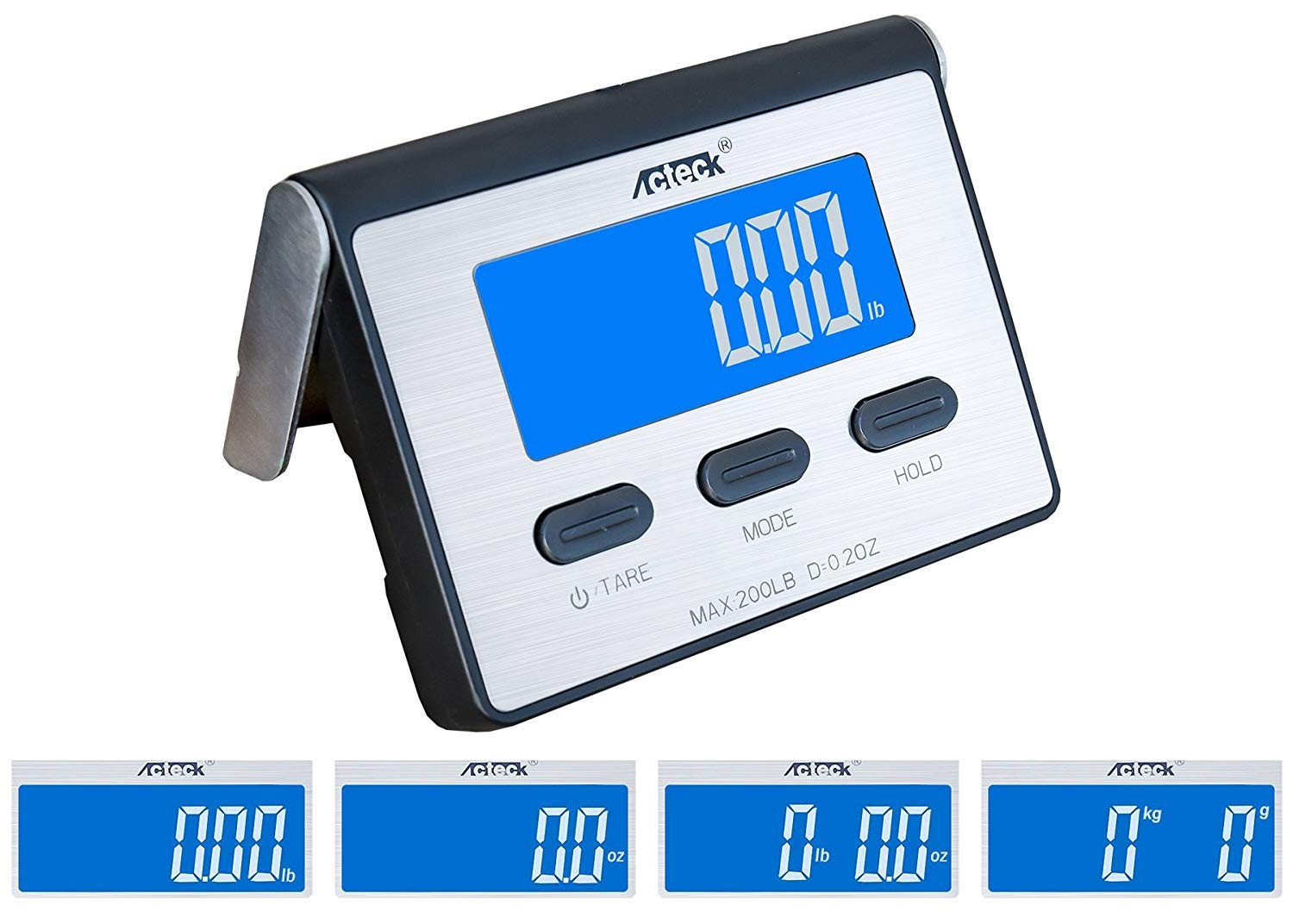 A-BC200 200LB x 0.2 OZ Digital Heavy Duty Shipping Postal Scale, Stainless Steel