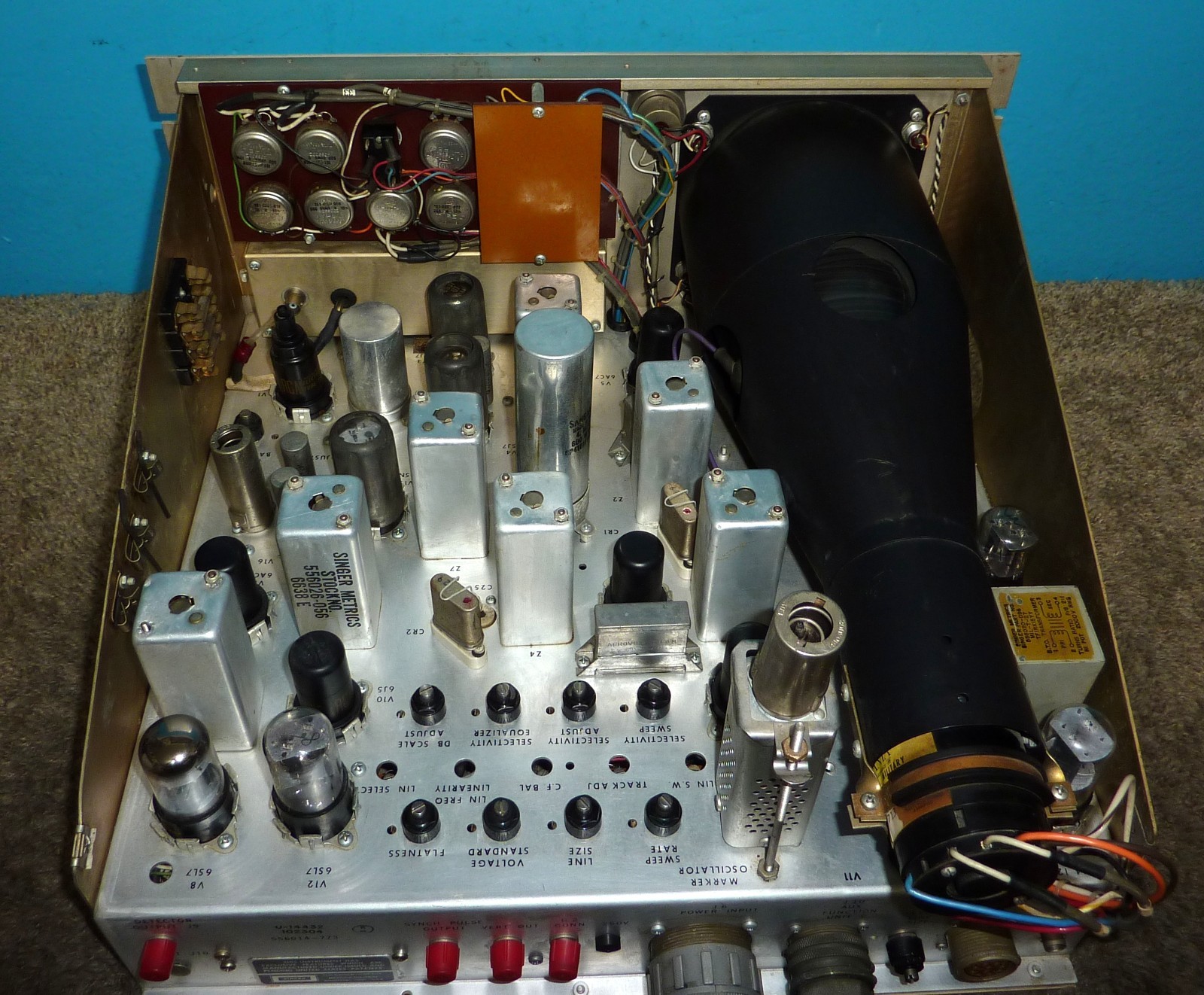 Singer Panoramic Sonic Spectrum Analyzer Model LP-1A-AZM 40Hz-20kHz