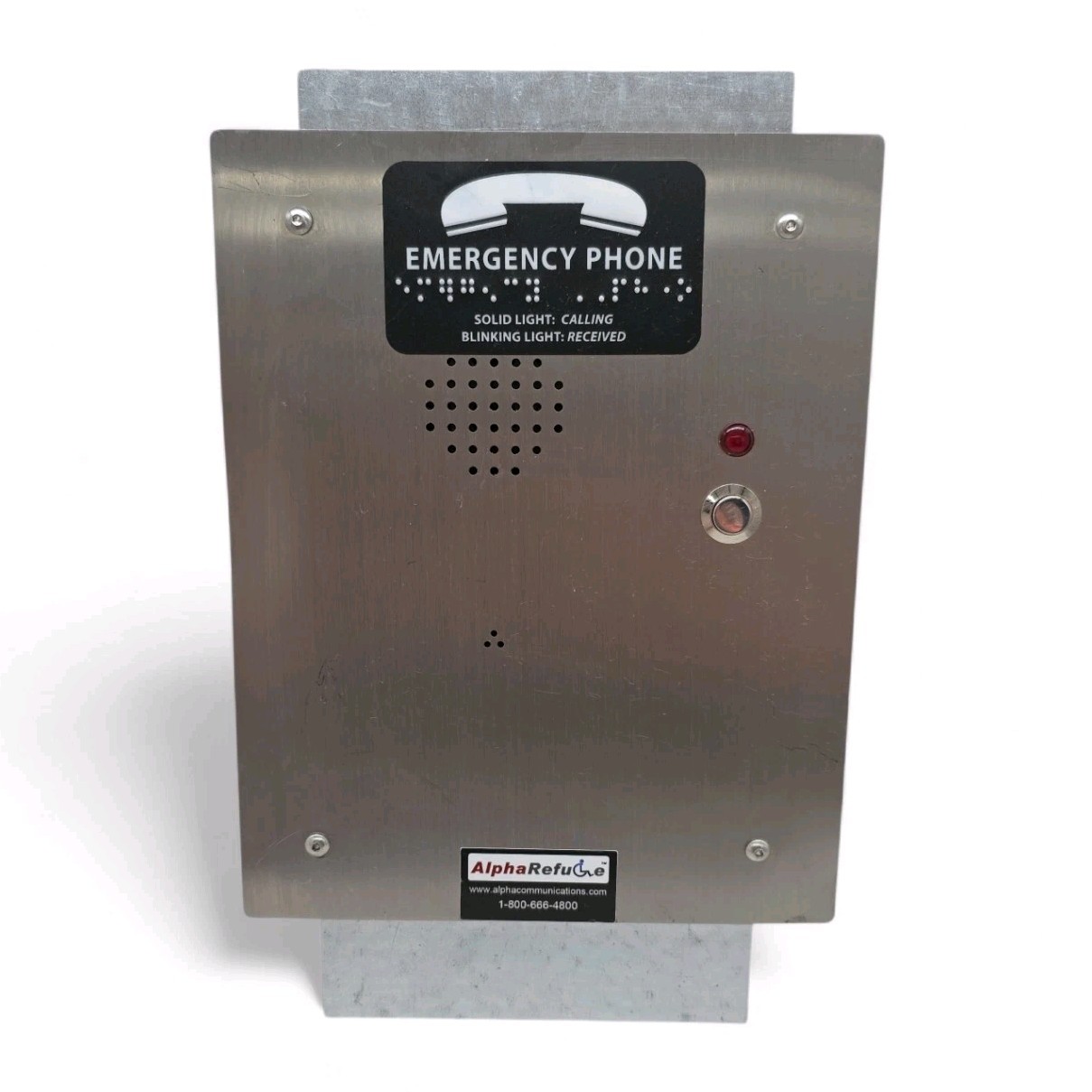 RATH COMMUNICATIONS RCB2400SF FLUSH MOUNT EMERGENCY FLOOR CALL BOX