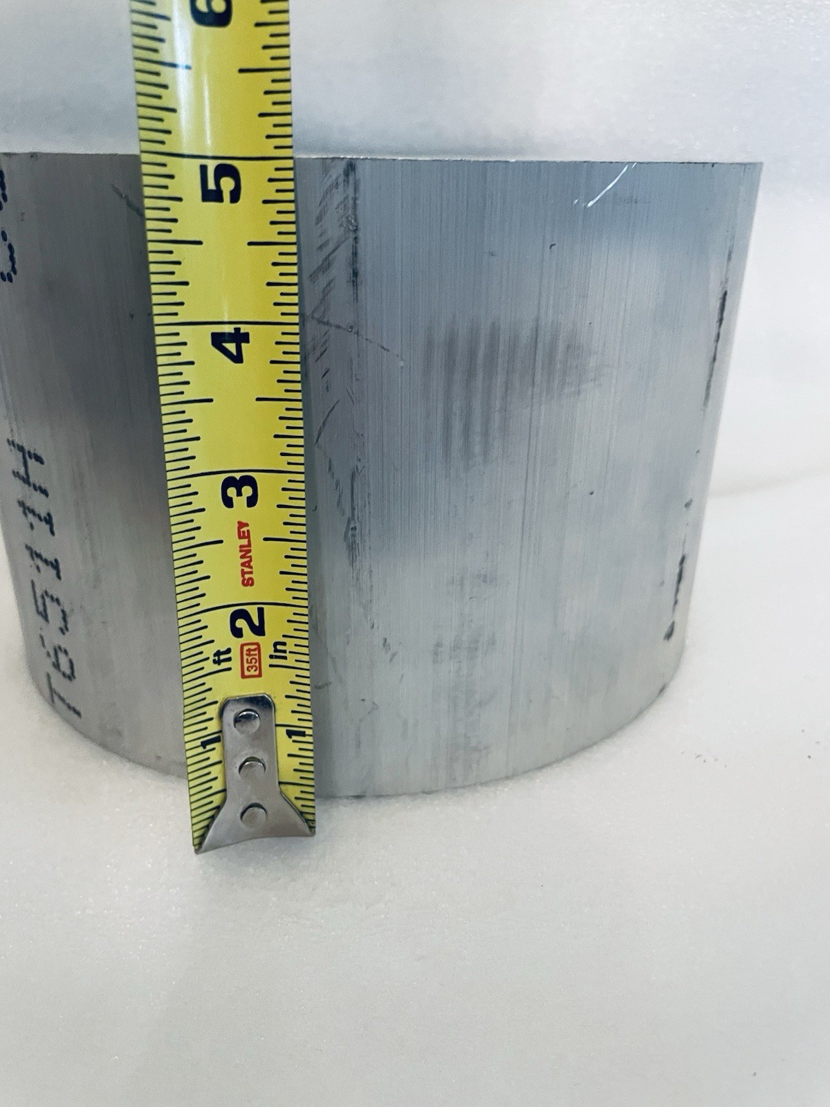 8″ ALUMINUM 6061 ROUND ROD 5.1″ LONG T6511 Solid Extruded Lathe Bar Stock