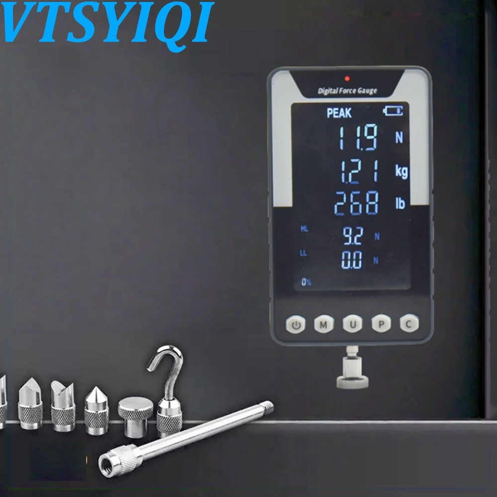 Digital Push-pull Meter with Max Load Value 3N 0.3Kg 0.65Lb Test Range 0.3-3N.m