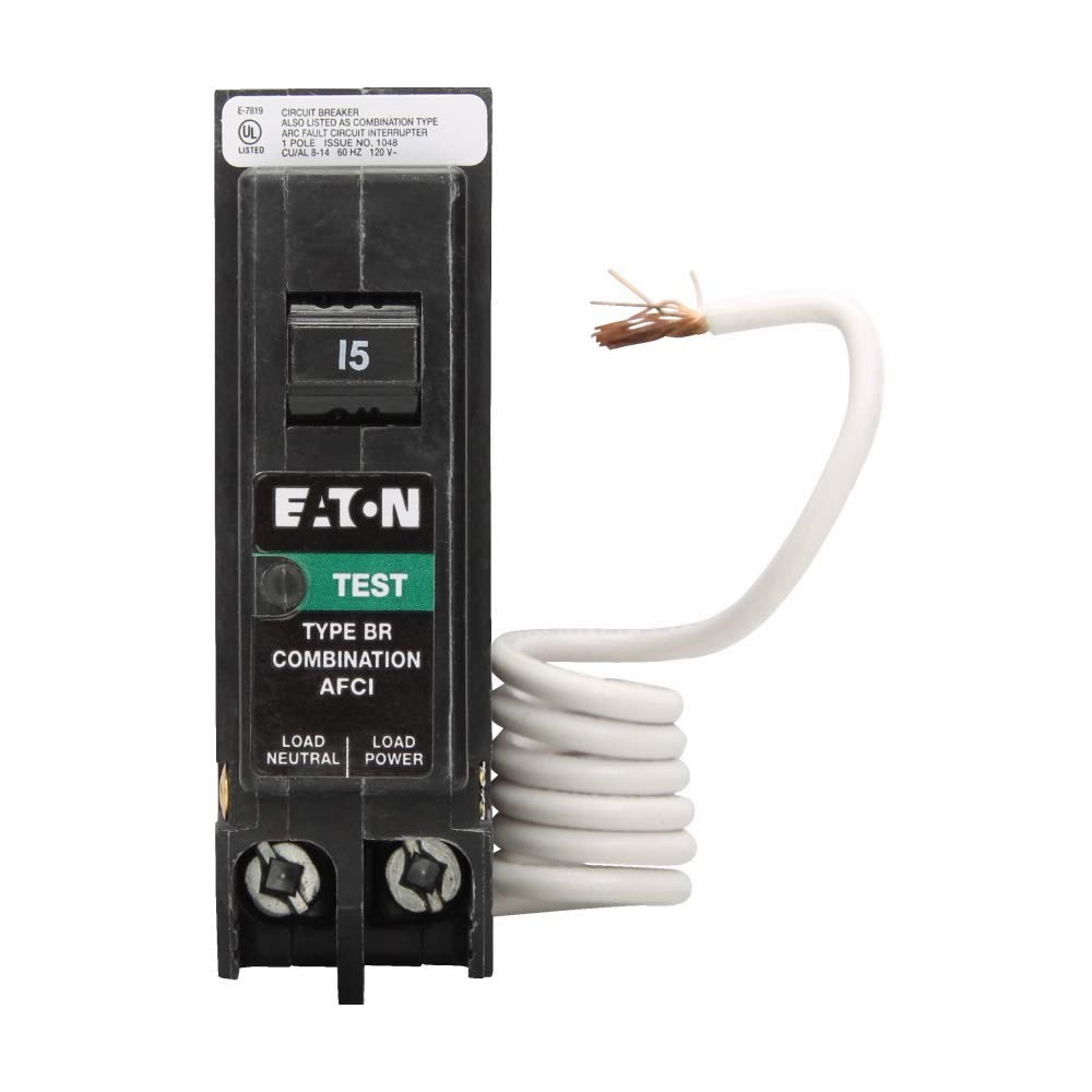 Eaton BRN115AF Br Combo Afci, 1p, 15a, 10kaic, Pigtail .