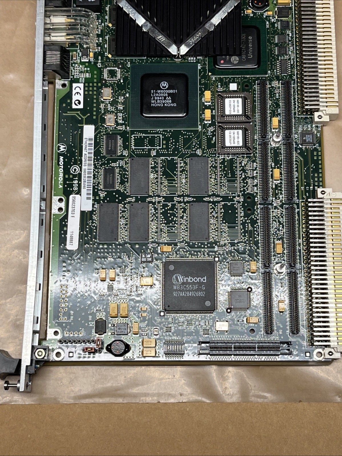 Motorola 51-W6000B01 SBC Single Board Computer