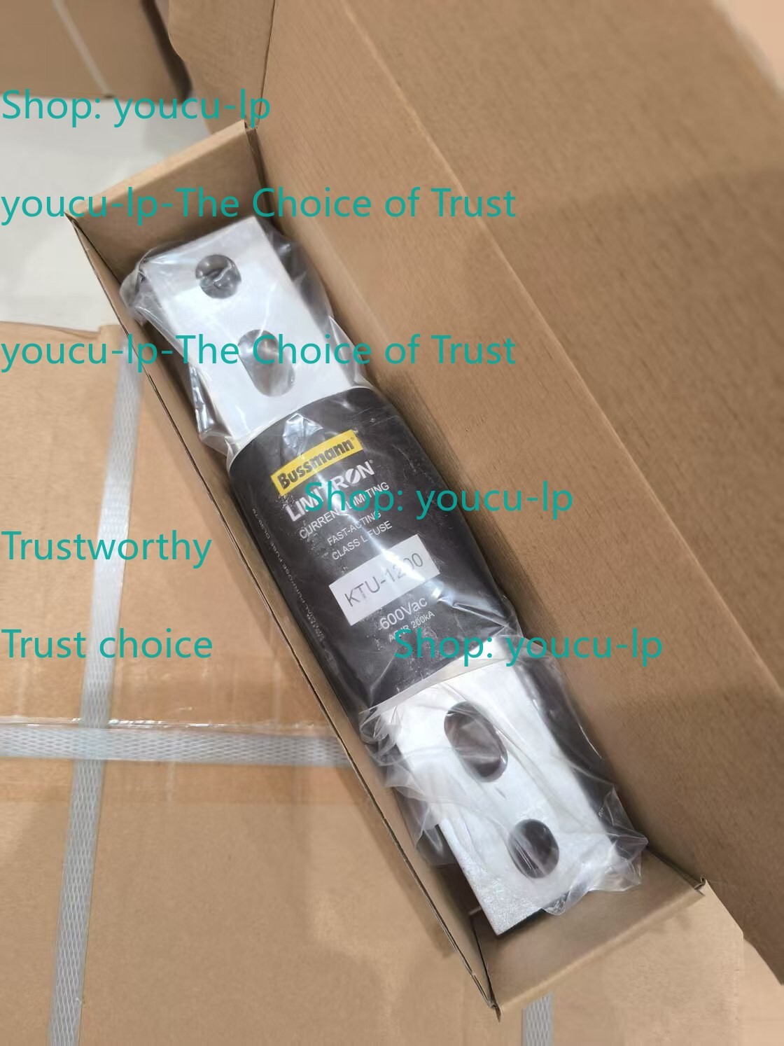 New CLASS L FUSE KTU-1200 600V 1200A Fast-acting, in stock same day ship out