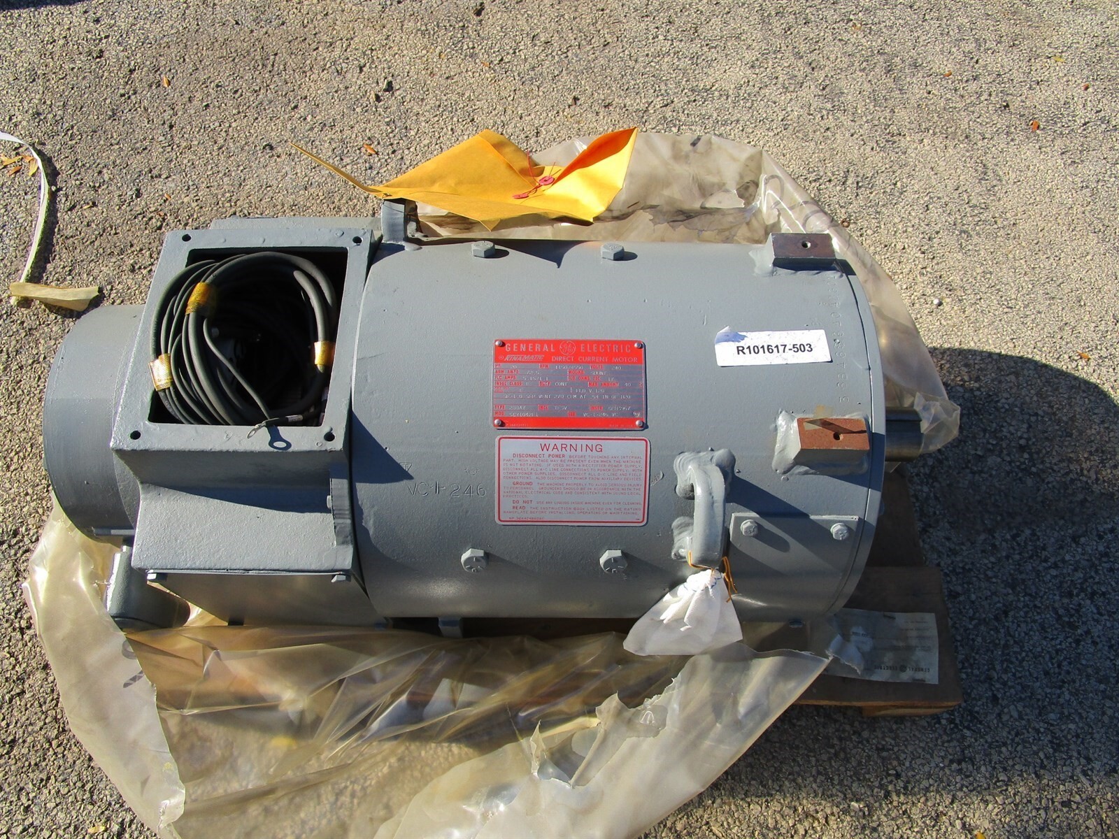 GE Kinamatic 20HP DC Motor 5CY1042E1 1150/4550 rpm 288AY New Old Stock