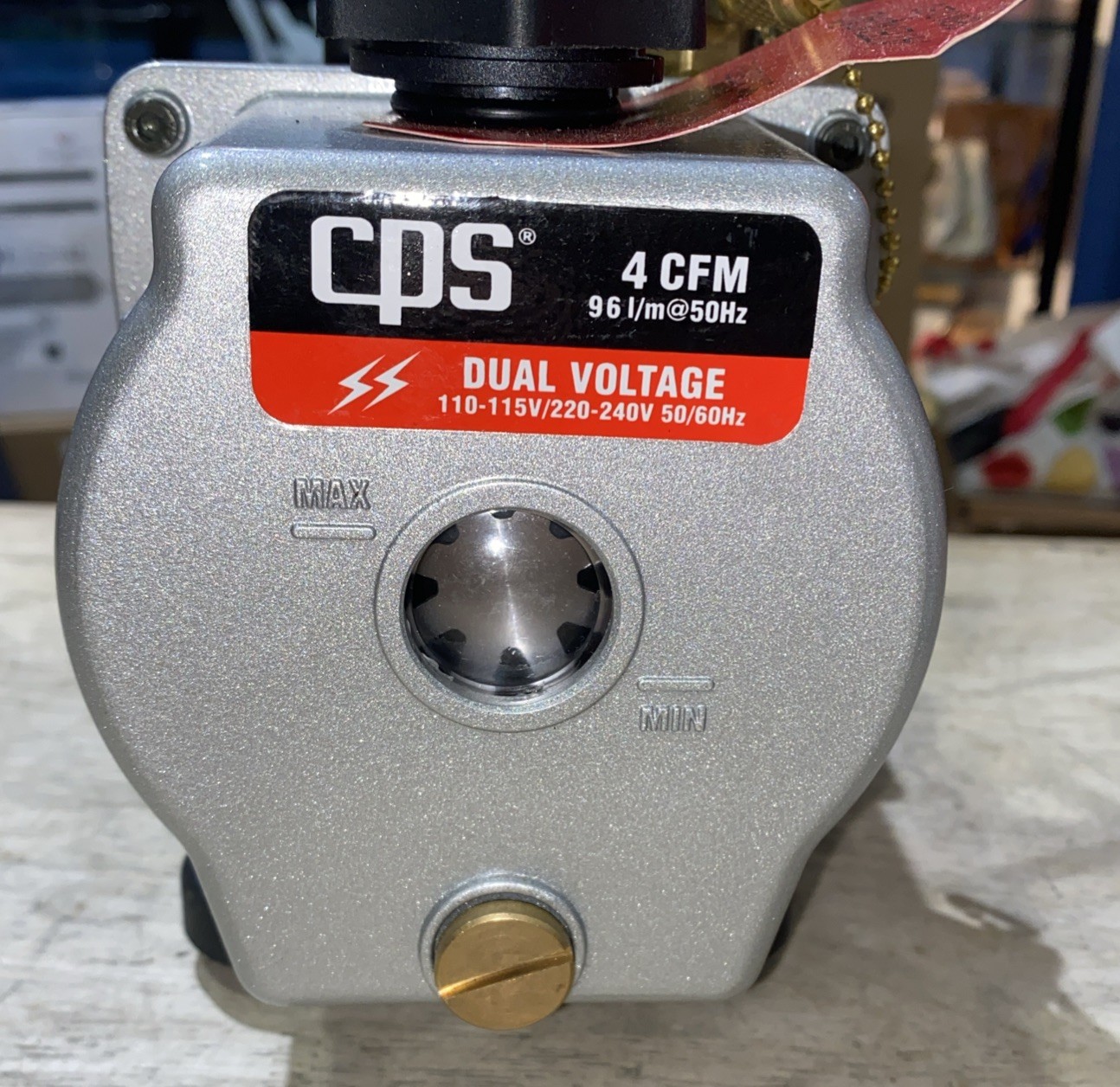 CPS VP4S – Pro Set Single Stage Vacuum Pump, 4 CFM