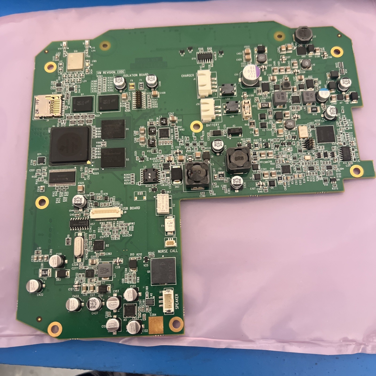 GE Dinamap VC150 MAIN BOARD P/N 4C00606B Software 1.4 And Below.