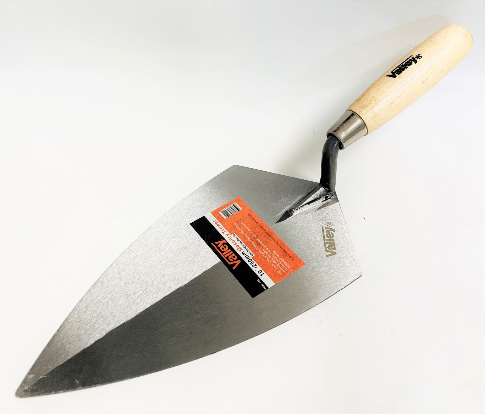 10″ x 5-1/2″ Brick Trowel with Hardwood Handle, Philadelphia Pattern, TRW-105