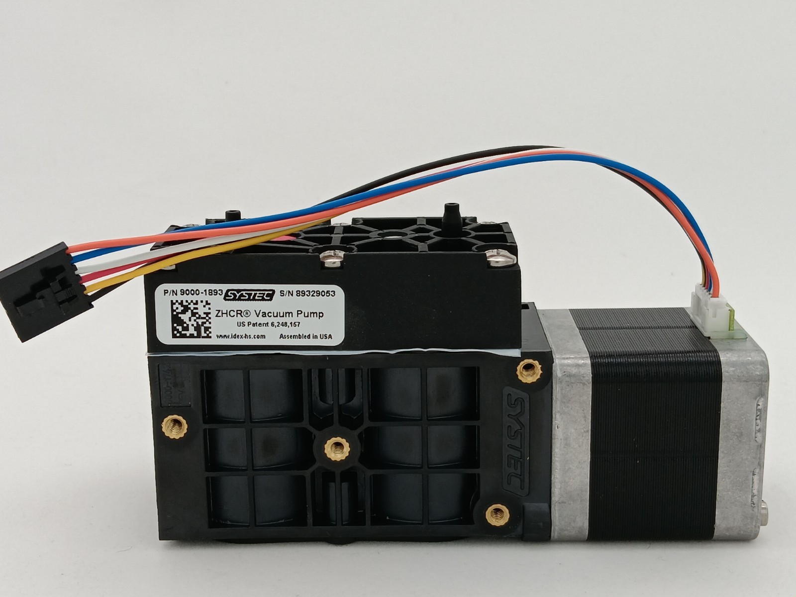 Idex / Systec Vacuum Pump 9000-1893 bench tested and GUARANTEED to work.