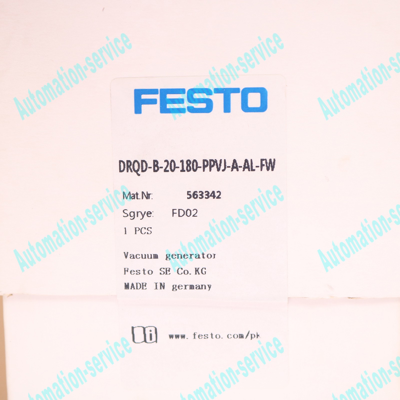 1piece new festo DRQD-B-20-180-PPVJ-A-AL-FW 563342 Rotating cylinder Fast Ship