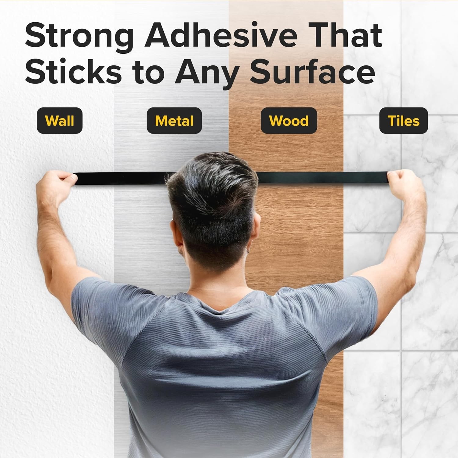 Super Sticky Magnetic Tape 10ft x 1/2in for Easy DIY Crafts & Organization