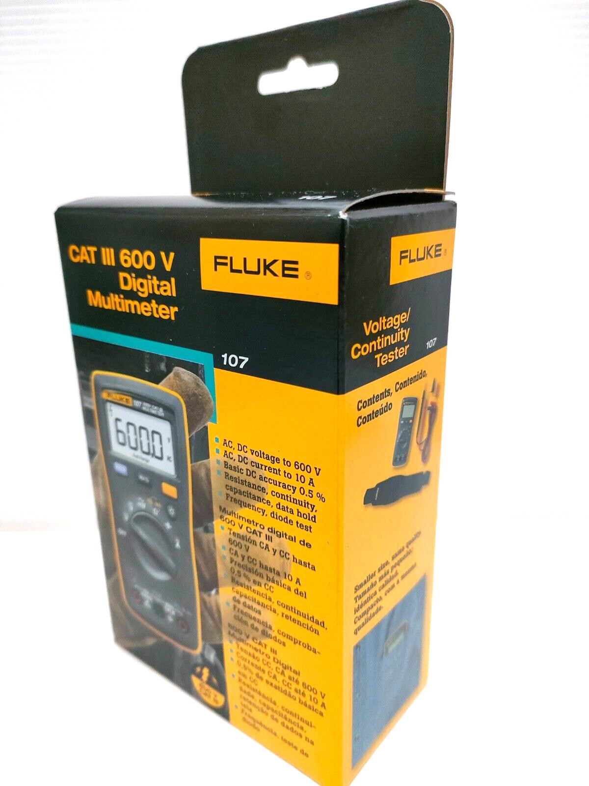 FLUKE 107 Handheld Digital Multimeter AC/DC Current By Fluke 107 From Japan