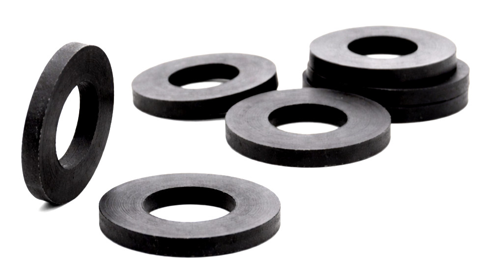 8mm ID x 20mm OD x 3mm NBR Rubber Flat Washers Foreign Auto Motorcycle Repair
