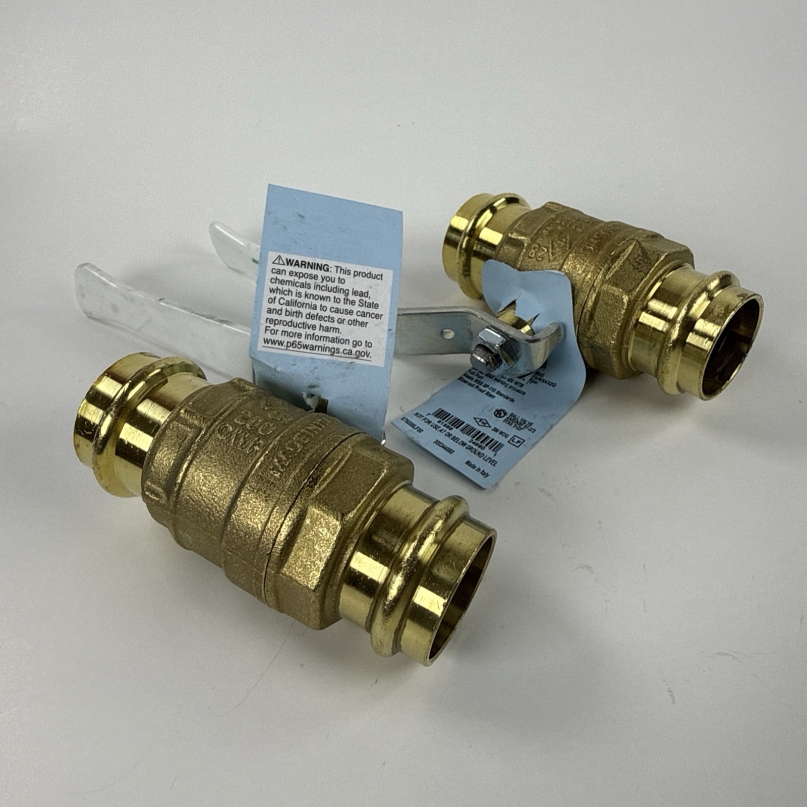 FNWX432G Full Port Forged Brass Ball Valve 1″ – LOT OF 2
