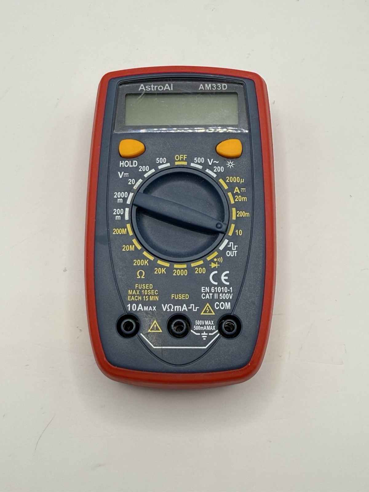 AstroAI Digital Multimeter TRMS 2000 Counts Volt Meter AM33D