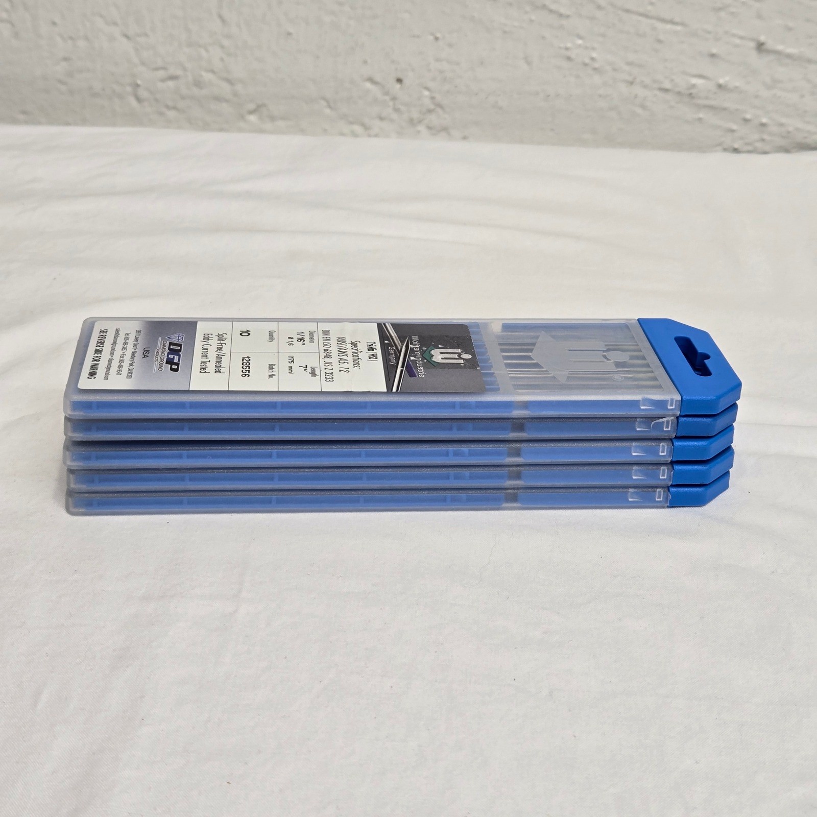 50pc Diamond Ground Tri-Mix Tungsten Electrodes 1/16 x 7 WS2 TIG Welding Germany