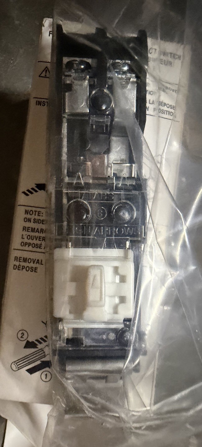 595-B NEW ALLEN-BRADLEY MOTOR STARTER AUXILIARY CONTACT AUX NC