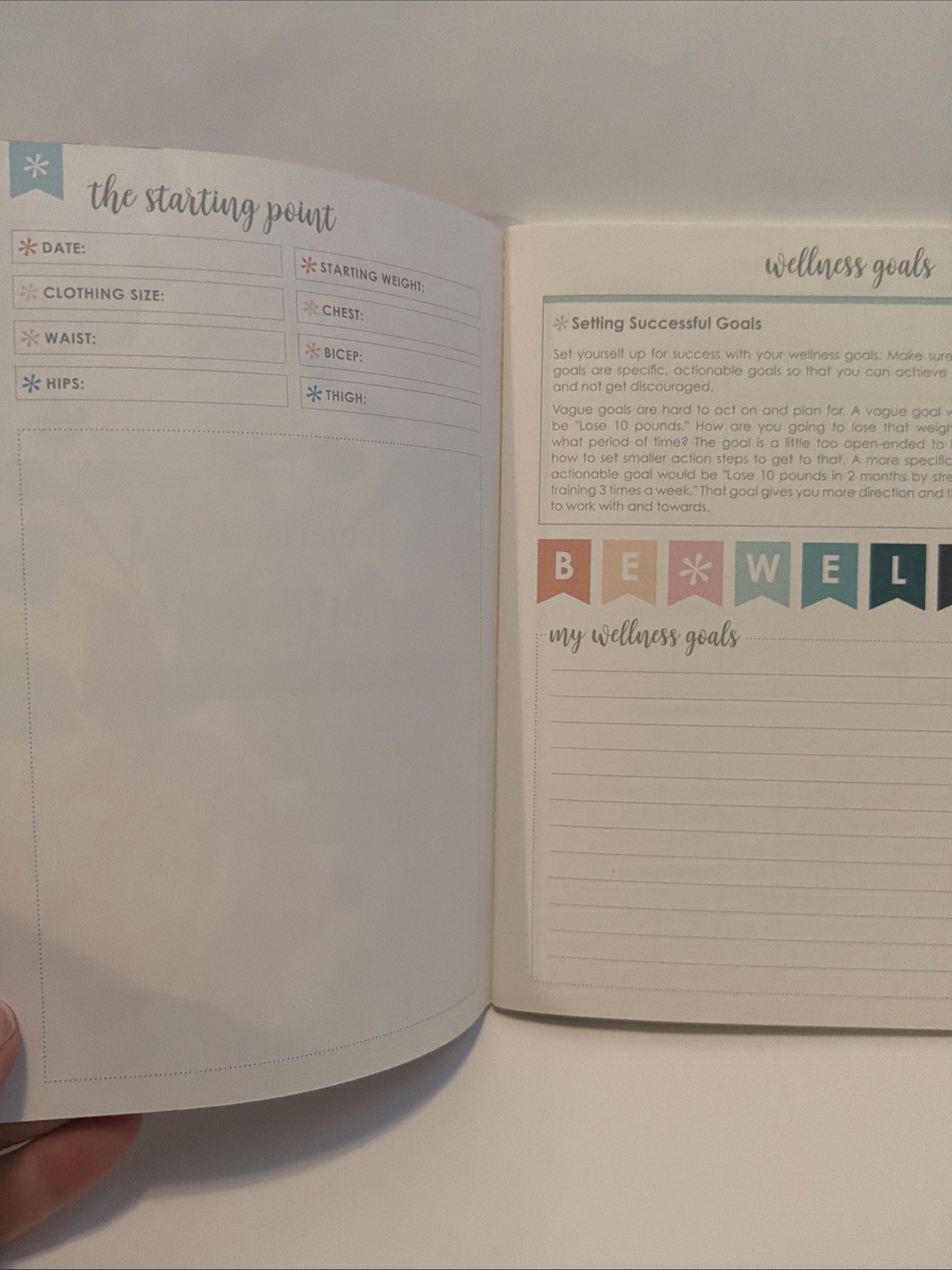Erin Condren Lot 3 Daily Wellness Log Goals Planners A5 With Stickers *Read*
