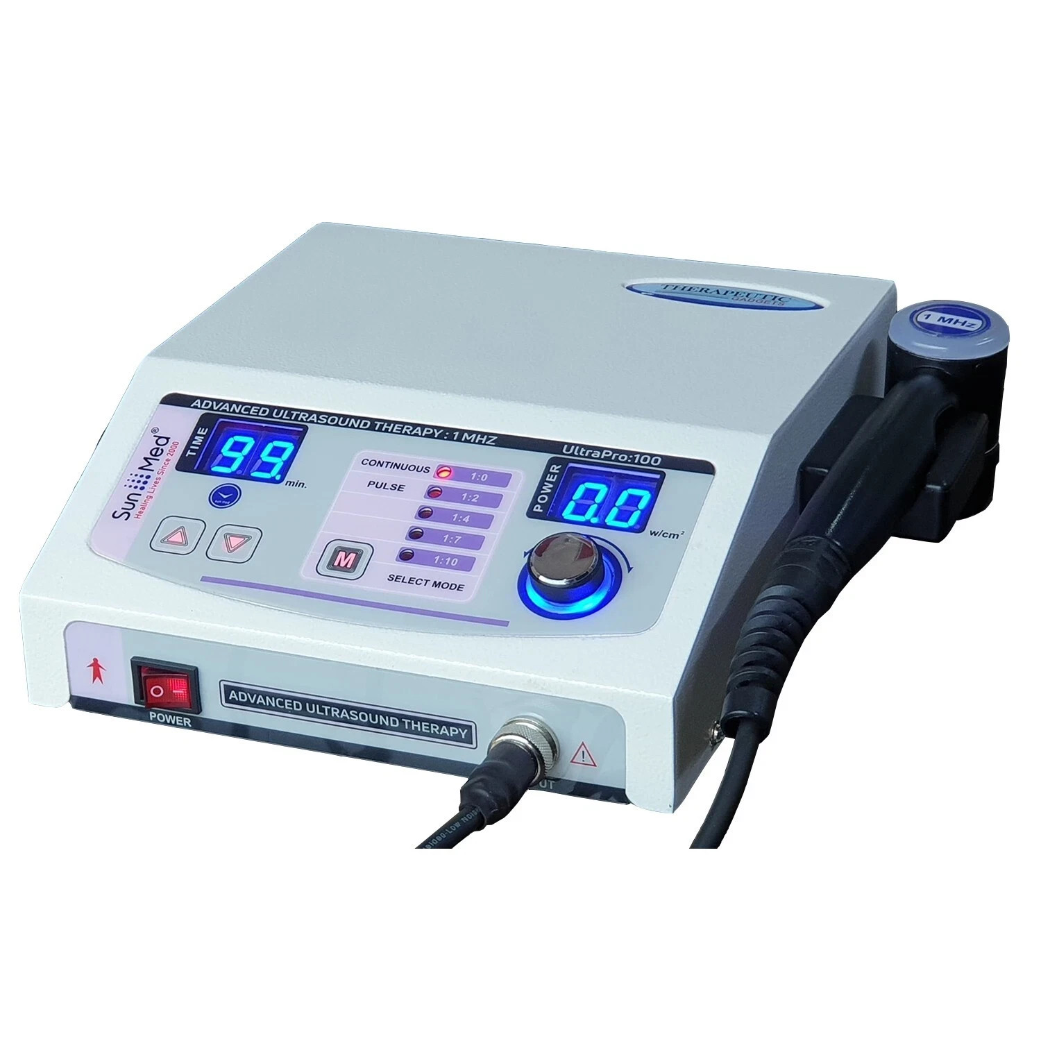Brand New 1 Mhz Ultrasound Therapy Machine For Physical New Therapy Machine