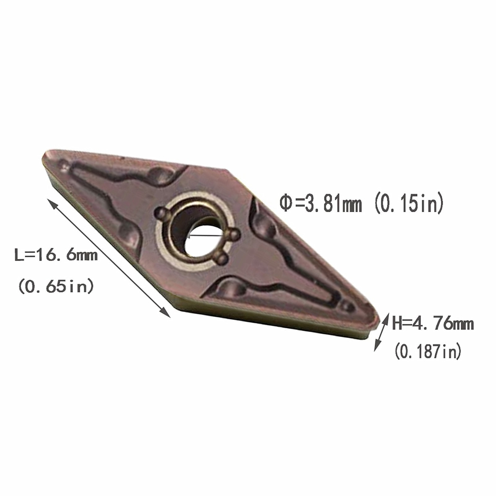 10PCS VNMG160408/VNMG332 CNC Carbide Turning Insert Lathe Holder Cutting Tool