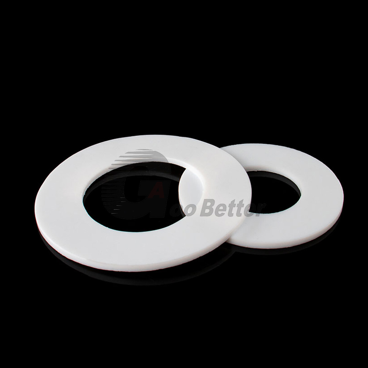 PTFE Sealing Washers Flat Washer Gasket Rings ID 4-95mm High Temp/Oil Resistance
