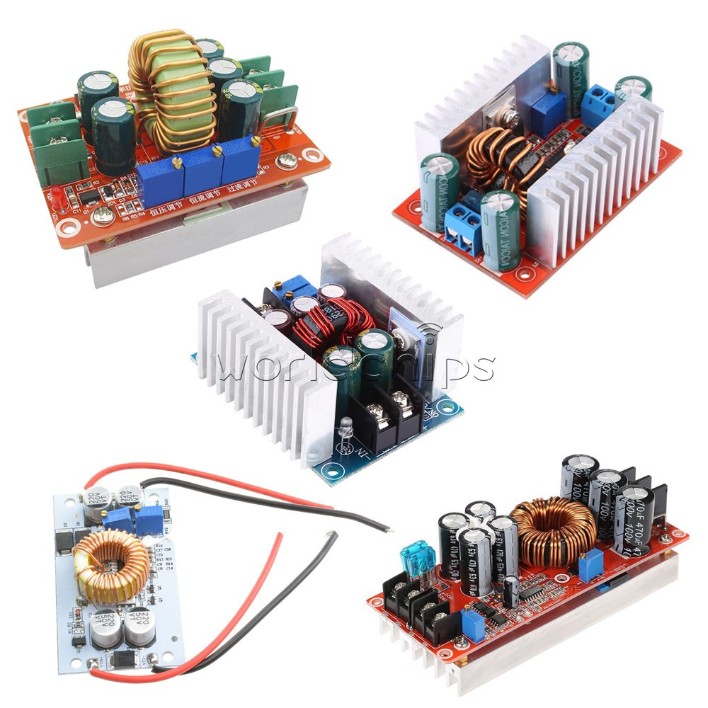 DC-DC 10/12/15/20A 150/250/300/400/1200W Step up Step down Buck Boost Converter