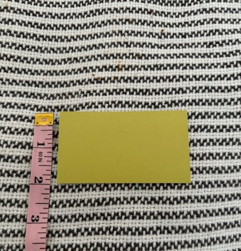 75 Paper Source Chartreuse Business Cards Size 2″ by 3.5″ Heavy Card Stock