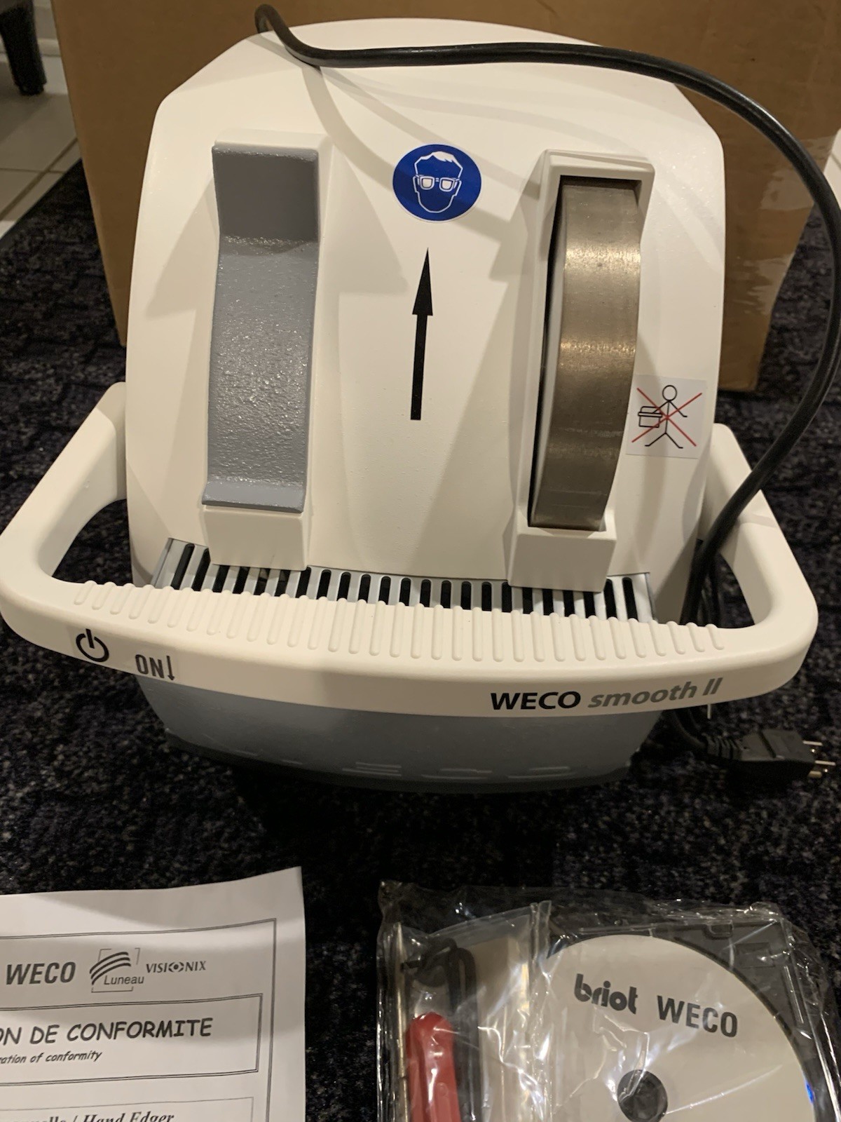 Briot WECO Smooth II Hand Edger ( Luneau Technology, Visonix)