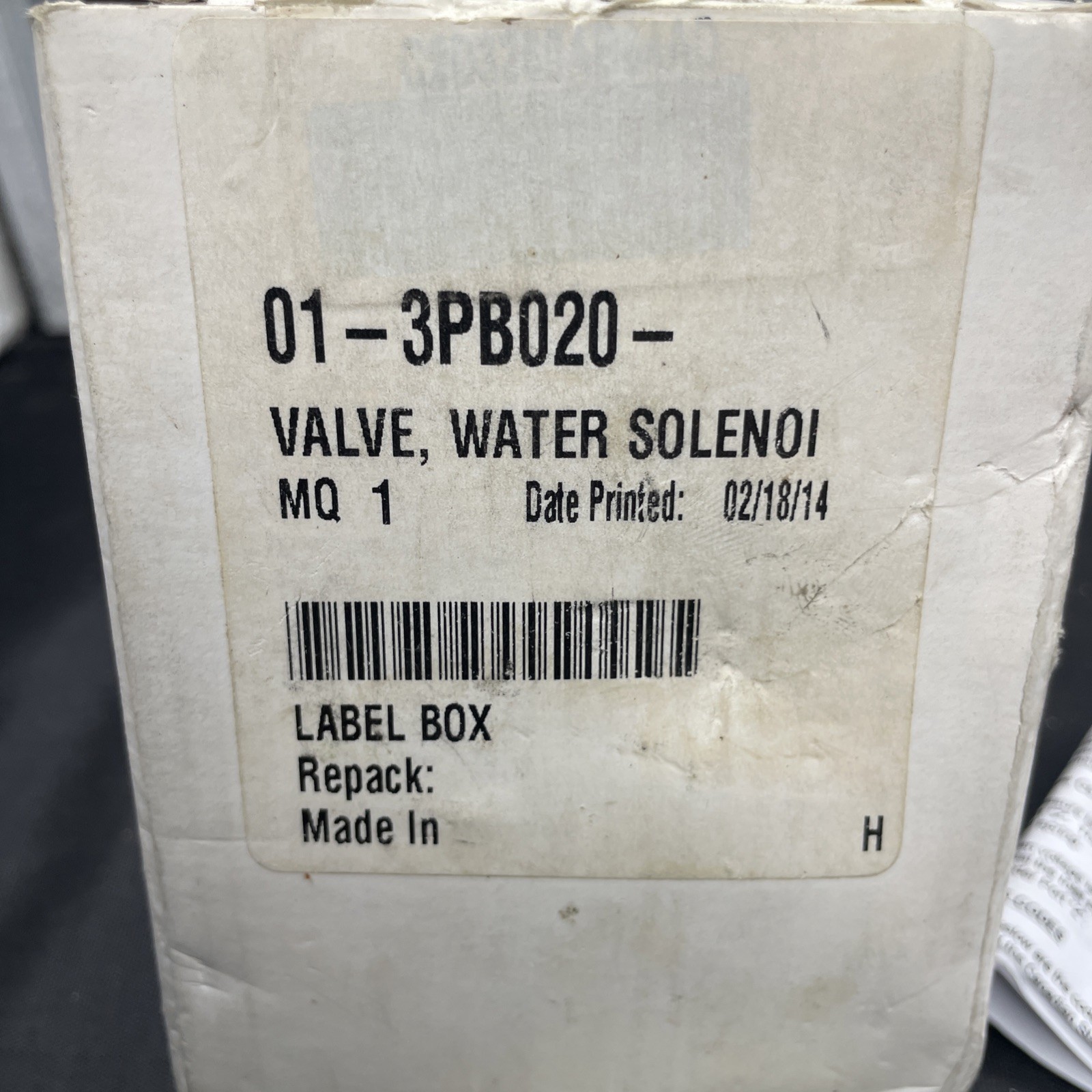 01-3PB020 bakers aid, hobart solenoid valve 120 v parker C2D3260 new Free Ship