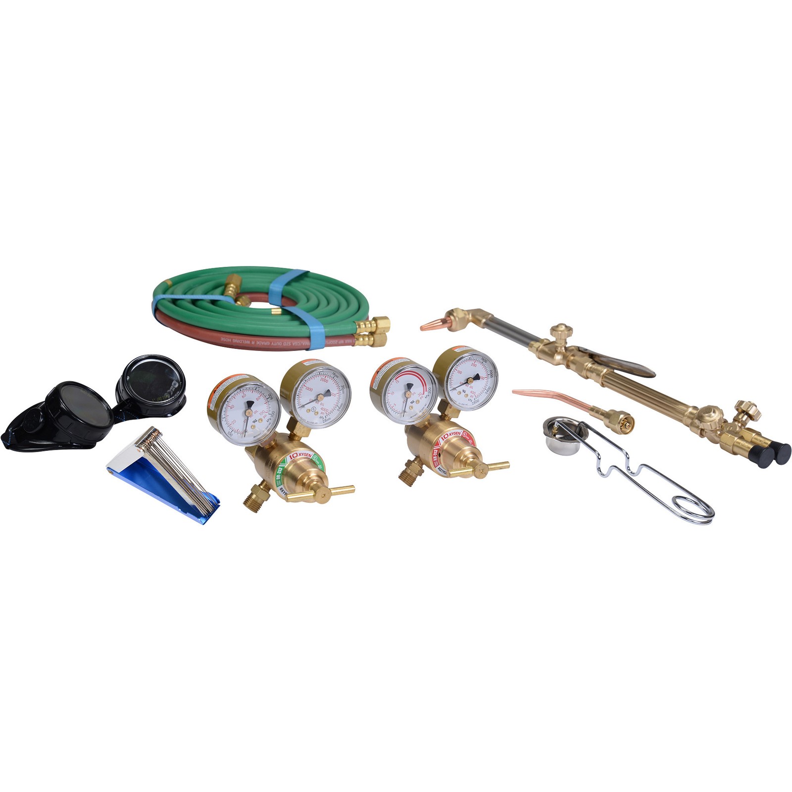 Klutch Medium-Duty Cutting and Welding Outfit with Tote, Oxyacetylene