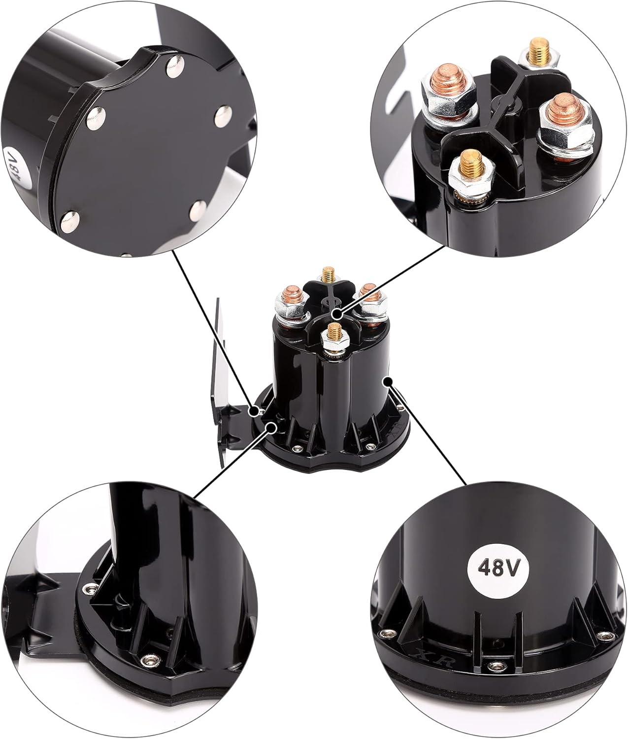 10L0L Golf Cart 48V Solenoid for EZGO TXT 2010-up & All 48V MPT 800/1000 Vehicle