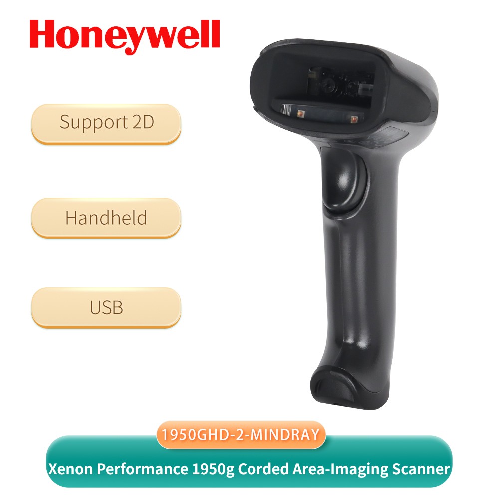 Honeywell Xenon 1950GSR-2-Mindray Handheld 1D 2D Imaging Barcode Scanner USB Kit