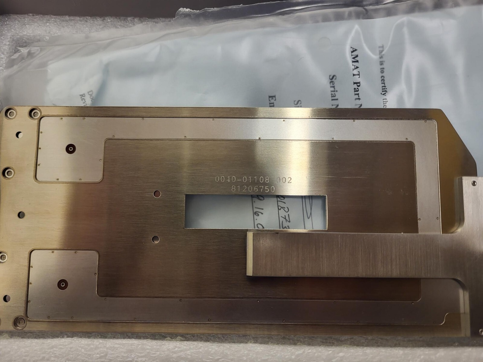 Applied Materials Blade Assy, Robot, End Effector AMAT 0040-01108