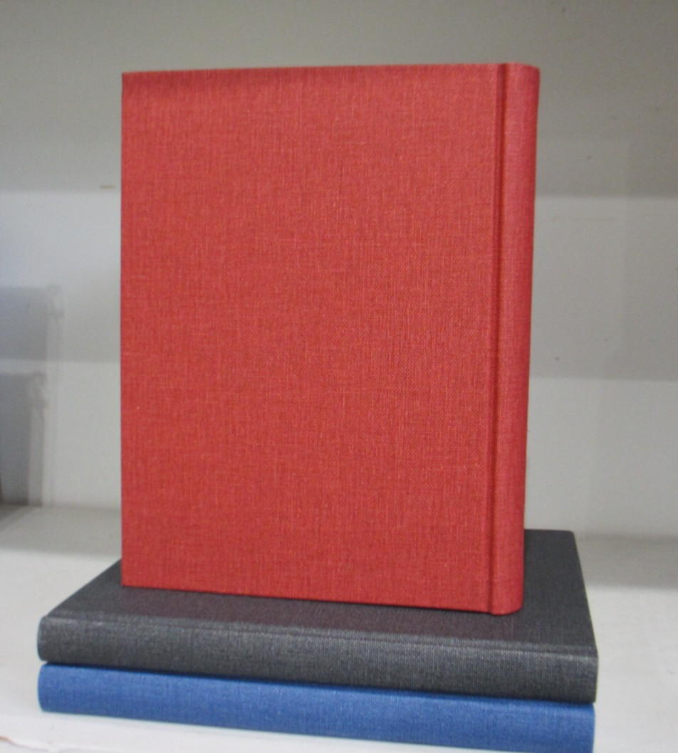 Graph Lined Pages Fabric Hardcover 9″ Journal Graphic Image BLACK