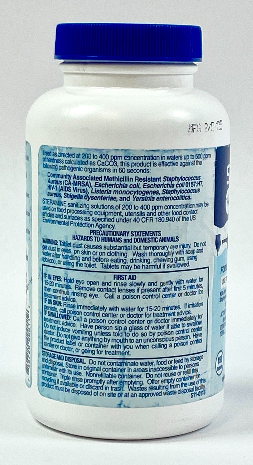 Steramine 1-G Tablets Multi-Purpose Sanitizer 150 Tablets Set of 2