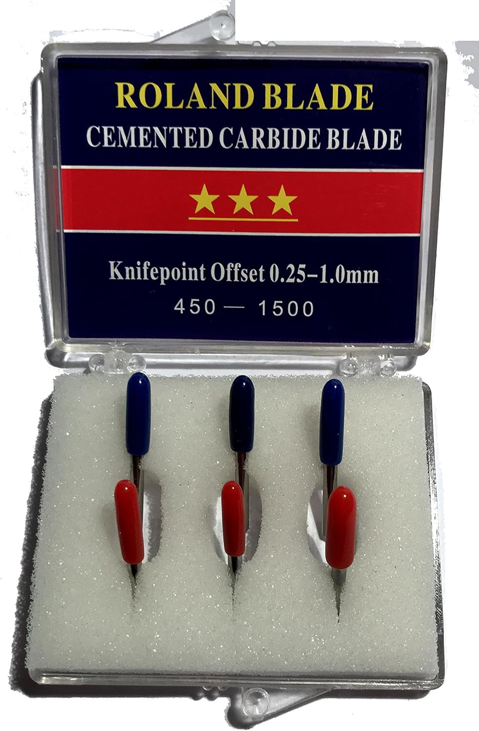 Carbide Blade Set 6-Pack Roland Type 45 60 Degree Replacement Vinyl Cutter Plot