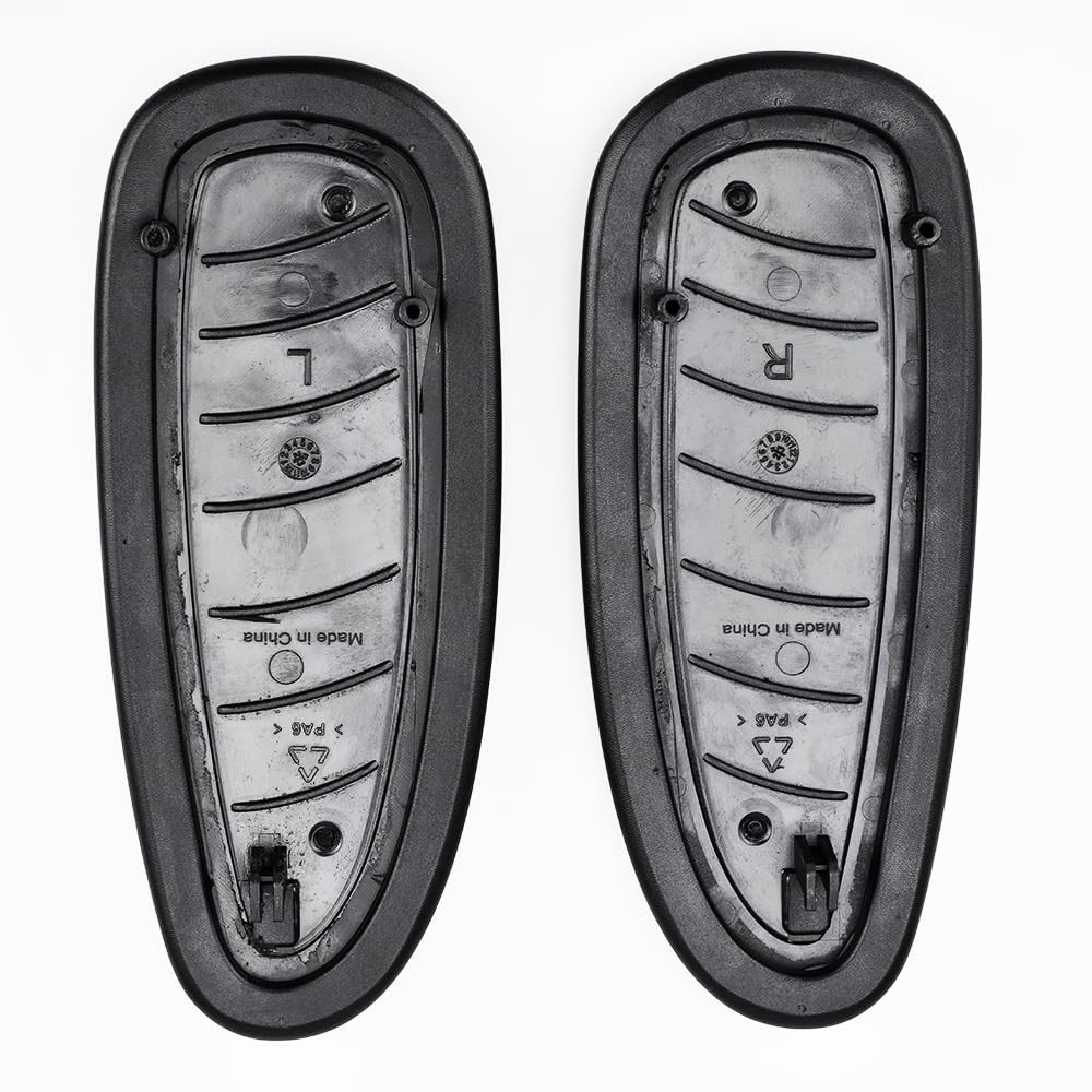 Arm Pads Caps Replacement For Humscale Liberty Office Chair Black Vinyl 1 Pair