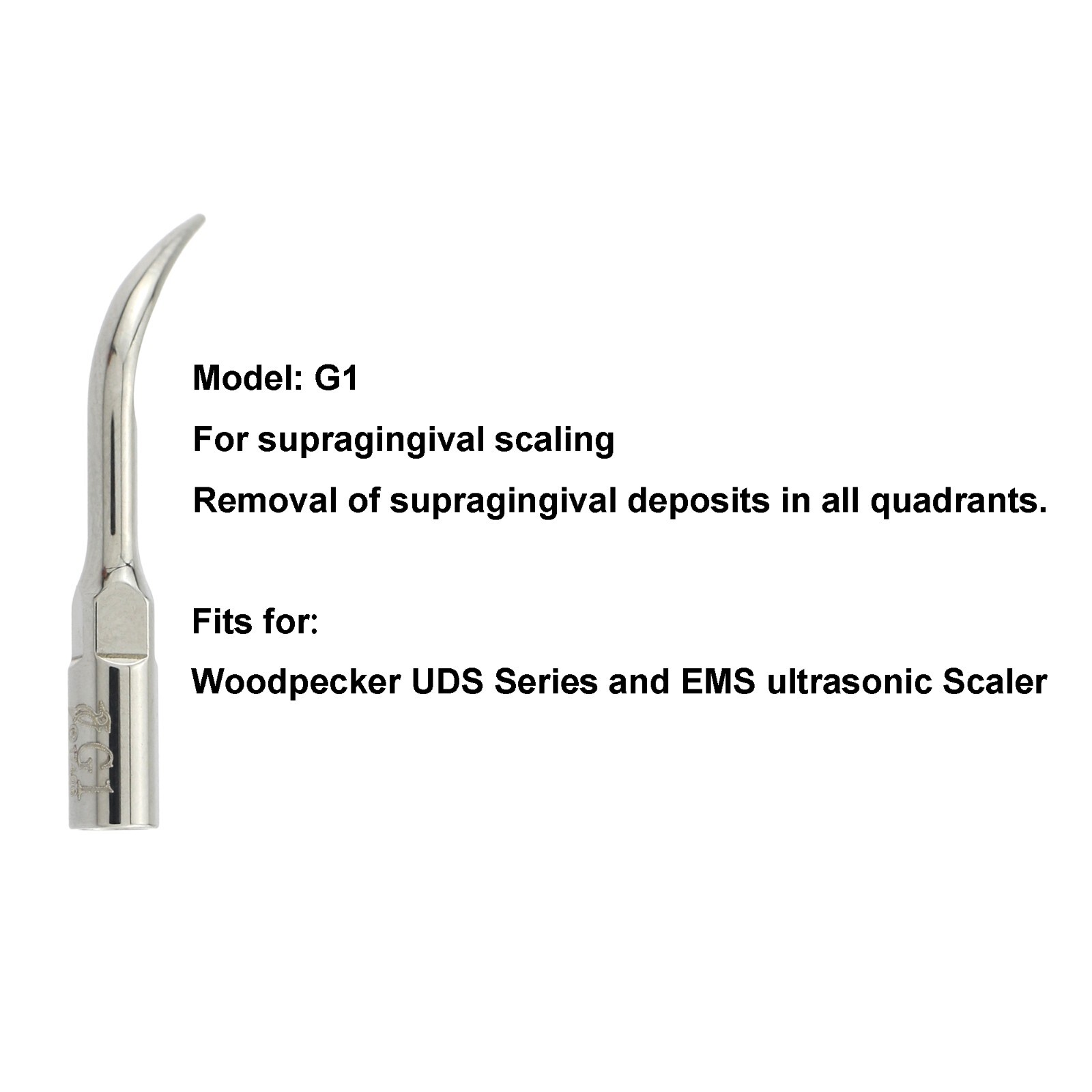 Woodpecker Dental Piezo Scaler LED Handpiece Tips G1 P1 EMS PIEZON HP-5L HW-5L