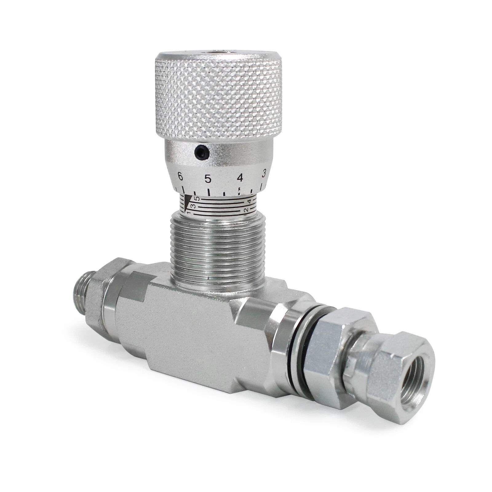 Hydraulic Flow Control Valve – STB-G3/8 – Mini Excavator – AGT – USA-3/8″ L08