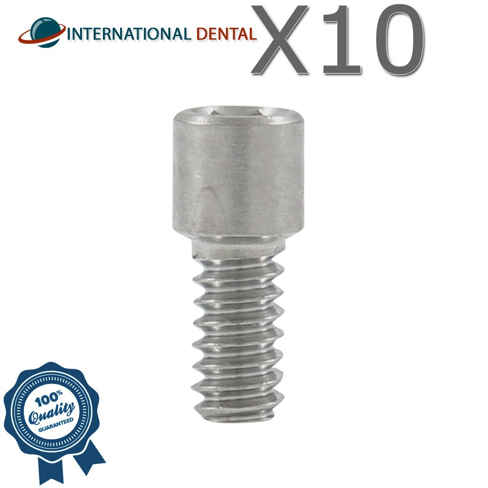 Lot Of 10 Fixation Screw For Multi Unit 1.6mm System Dental Overdenture Dentist