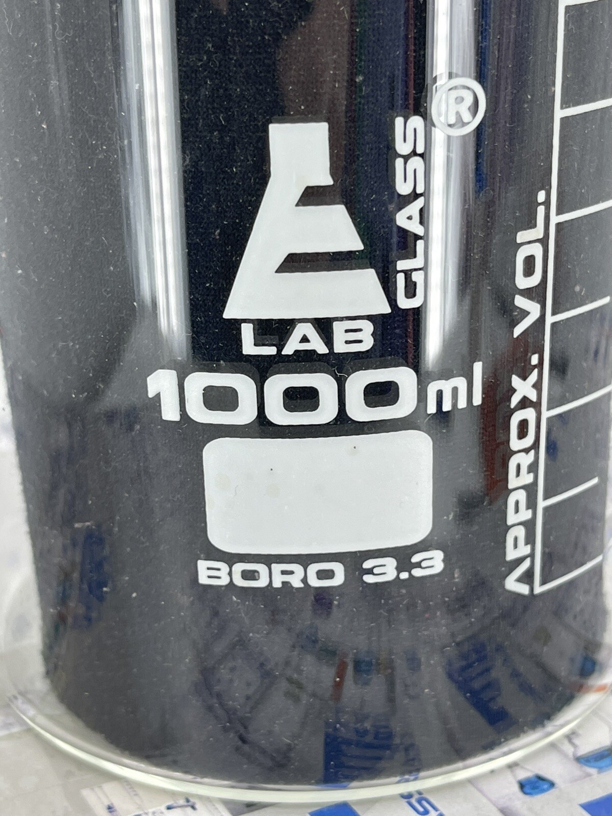 Eisco Labs 1000ml Beakers Low Form Borosilicate Glass 5 Pack New NIB