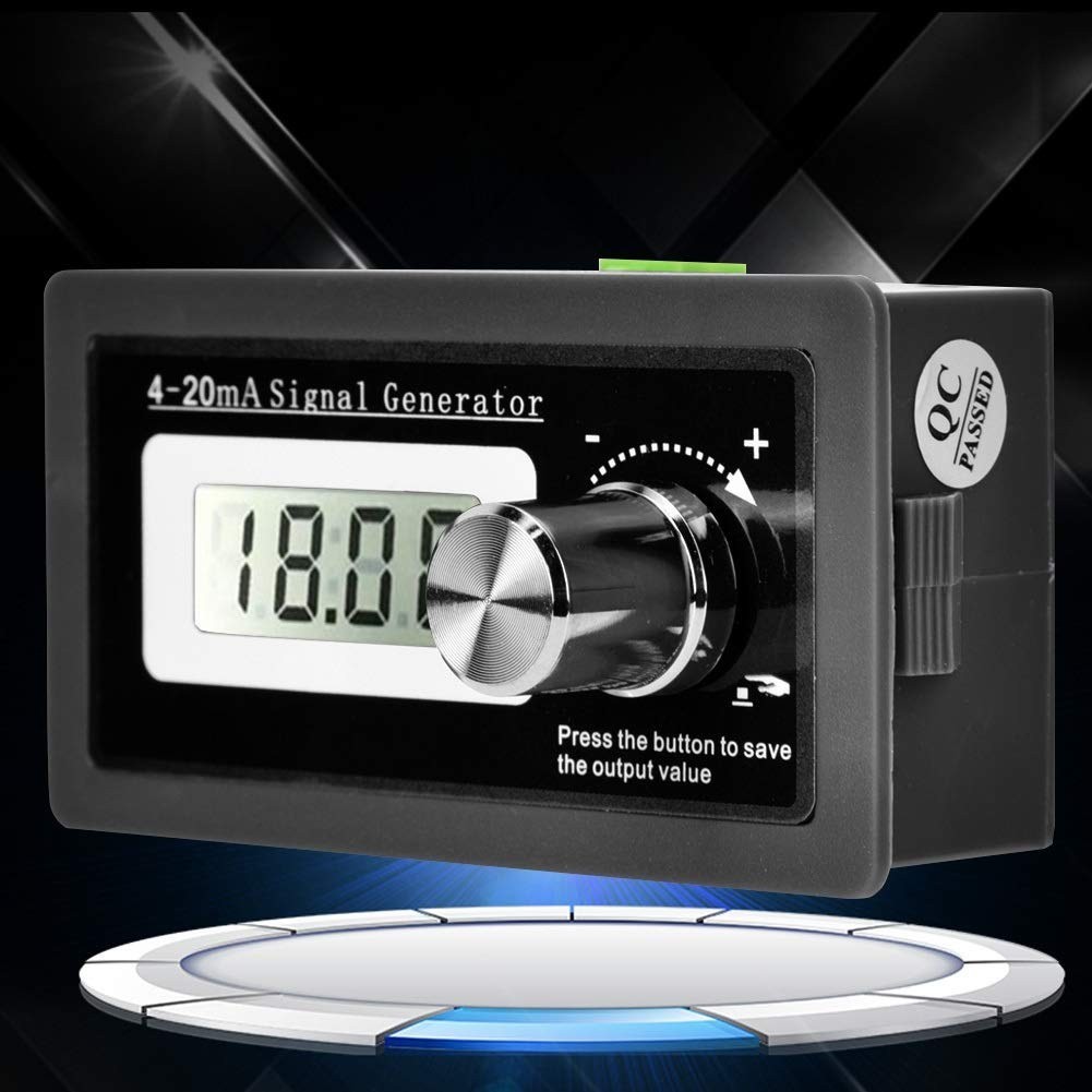 4-20mA Signal Generator, 3-21mA Adjustable High Precision DC Current Analog S…